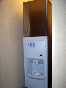 Ice machines and refrigerated units for hotels and lodgings
