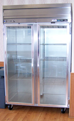 Upright store and restaurant storage coolers and freezers